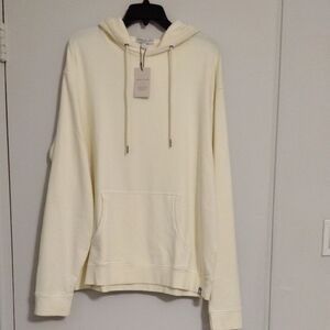 Peter Millar Men's Cream Hoodie Sweater